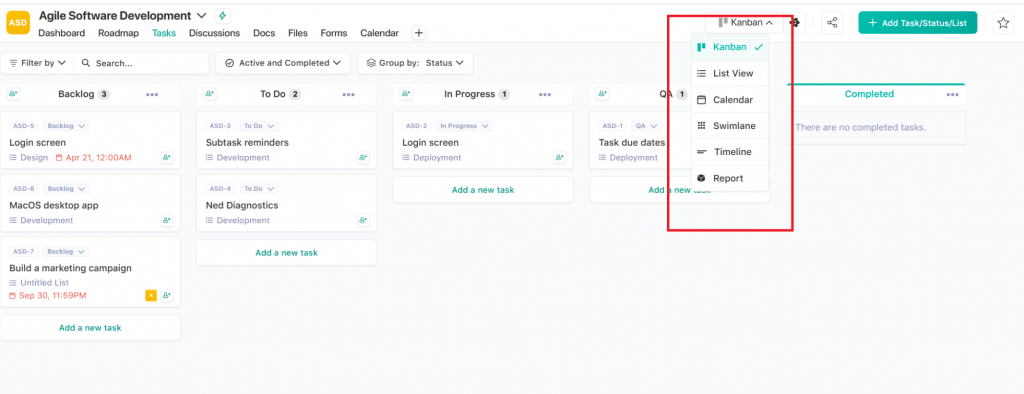 Multiple views feature - Nifty