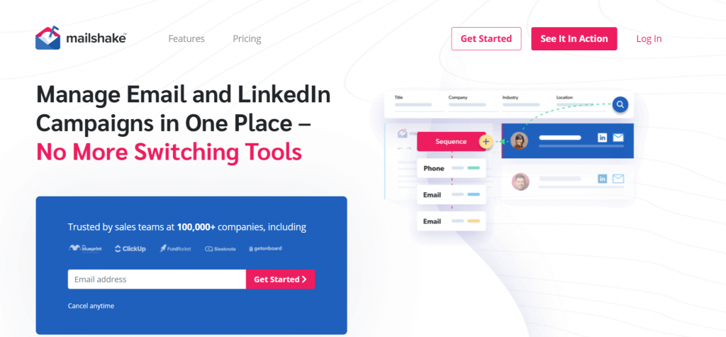 Mailshake – Email Marketing & Planning Tool