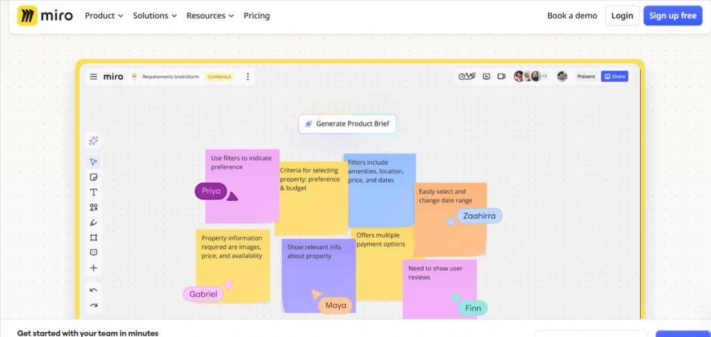 Miro – Visual Playground for Campaigns