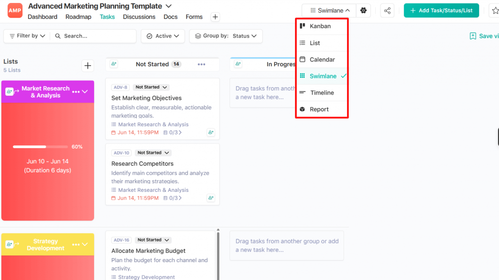 Multiple Project Views