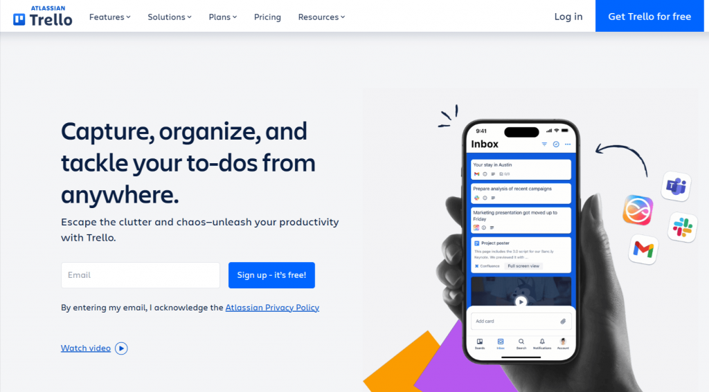 Trello – Best for Visual Workflow Management