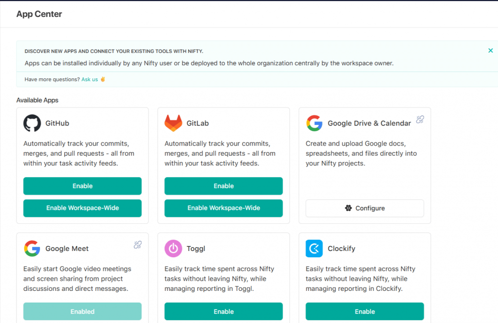 App Center